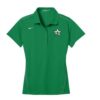 Roto Lucky Green Nike Ladies Coolwick Dri-Fit Sport Swoosh Pique Polo