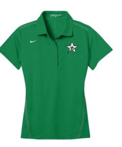 Roto Lucky Green Nike Ladies Coolwick Dri-Fit Sport Swoosh Pique Polo
