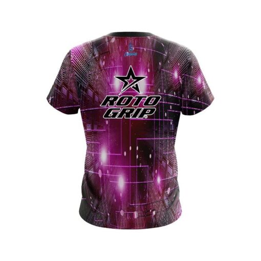 Roto Grip Motherboard Pink CoolWick Bowling Jersey - Image 2