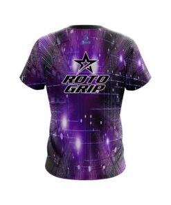 Alternative view of Roto Grip Motherboard Purple CoolWick Bowling Jersey