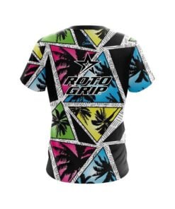 Alternative view of Roto Grip Summer Palms CoolWick Bowling Jersey