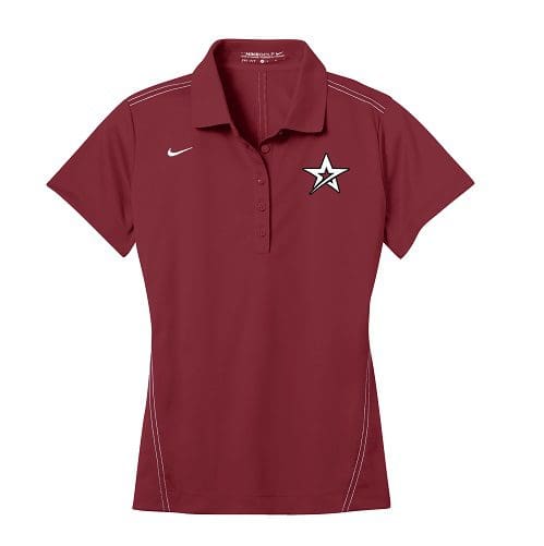 Roto Team Red Nike Ladies Coolwick Dri-Fit Sport Swoosh Pique Polo