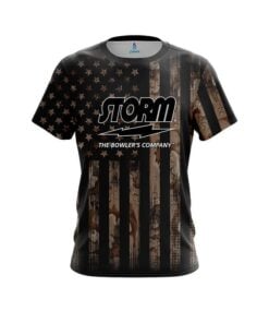 Storm Desert Camo Flag CoolWick Bowling Jersey