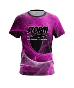 Storm Energy Swirls Pink CoolWick Bowling Jersey
