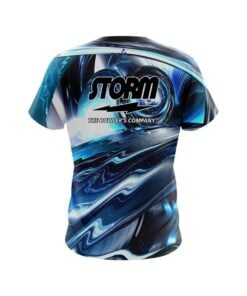 Alternative view of Storm Futuristic Plasma Waves CoolWick Bowling Jersey