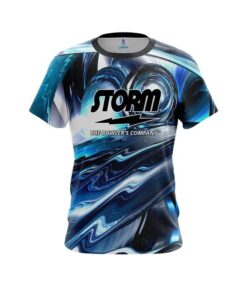 Storm Futuristic Plasma Waves CoolWick Bowling Jersey
