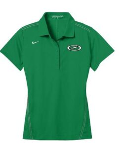 Storm Lucky Green Nike Ladies Coolwick Dri-Fit Sport Swoosh Pique Polo