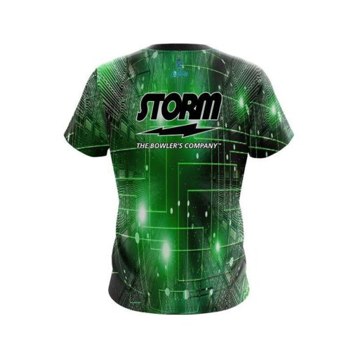 Storm Motherboard Lime CoolWick Bowling Jersey - Image 2