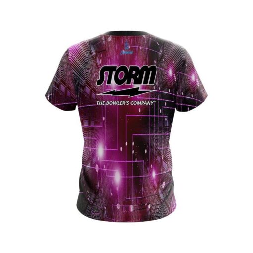 Storm Motherboard Pink CoolWick Bowling Jersey - Image 2