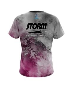 Alternative view of Storm Pink And Grey Canvas CoolWick Bowling Jersey