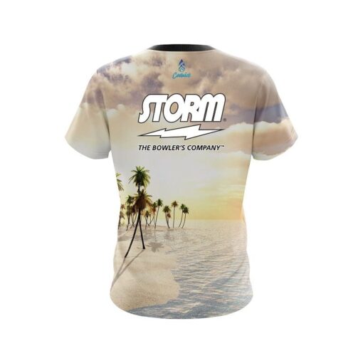 Storm Summer Island CoolWick Bowling Jersey - Image 2