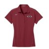 Storm Team Red Nike Ladies Coolwick Dri-Fit Sport Swoosh Pique Polo