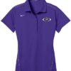 Storm Purple Nike Ladies Coolwick Dri-Fit Sport Swoosh Pique Polo