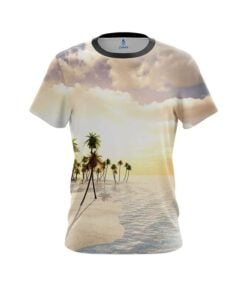Plain Summer Island CoolWick Bowling Jersey