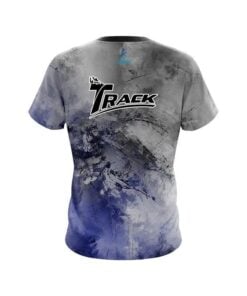 Alternative view of Track Blue And Grey Canvas CoolWick Bowling Jersey