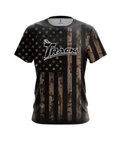Track Desert Camo Flag CoolWick Bowling Jersey