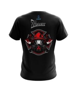 Alternative view of Track Firefighter Gas Mask CoolWick Bowling Jersey