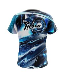 Alternative view of Track Futuristic Plasma Waves CoolWick Bowling Jersey