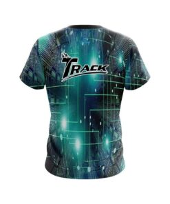 Alternative view of Track Motherboard Aqua CoolWick Bowling Jersey