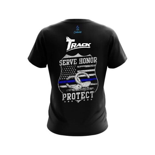 Track Police Protect CoolWick Bowling Jersey - Image 2