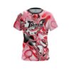 Track Red And White Liquid Canvas CoolWick Bowling Jersey