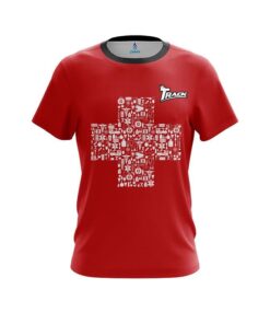 Track Rescue Red Cross CoolWick Bowling Jersey