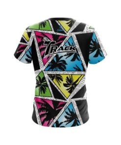 Alternative view of Track Summer Palms CoolWick Bowling Jersey