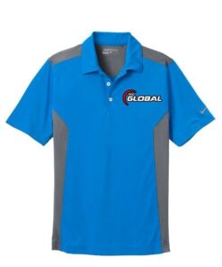 900 Global Aero Blue Nike Coolwick Embroidery Dri-FIT Polo