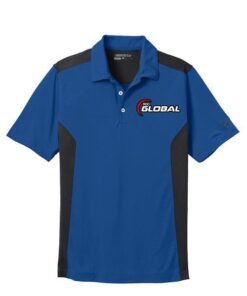 900 Global Gym Blue Nike Coolwick Embroidery Dri-FIT Polo