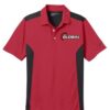 900 Global Gym Red Nike Coolwick Embroidery Dri-FIT Polo