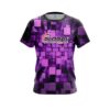 900 Global Purple Block Burst CoolWick Bowling Jersey