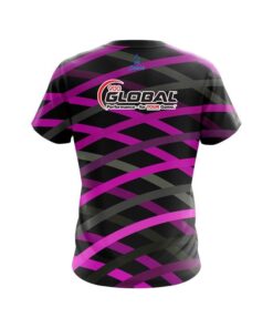 Alternative view of 900 Global Turmoil Pink CoolWick Bowling Jersey