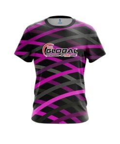 900 Global Turmoil Pink CoolWick Bowling Jersey