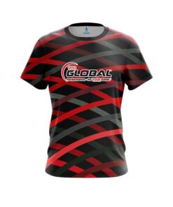 900 Global Turmoil Red CoolWick Bowling Jersey