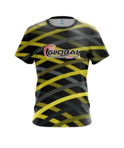 900 Global Turmoil Yellow CoolWick Bowling Jersey