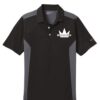 Brunswick Black Grey Nike Coolwick Embroidery Dri-FIT Polo