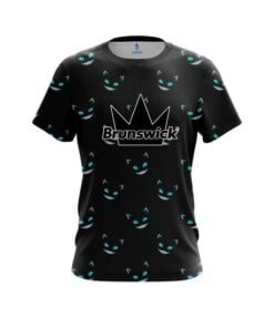 Brunswick Cheshire Midnight Cat CoolWick Bowling Jersey