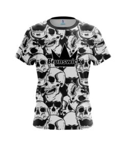 Brunswick Skeleton Grunge CoolWick Bowling Jersey