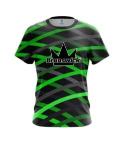 Brunswick Turmoil Green CoolWick Bowling Jersey