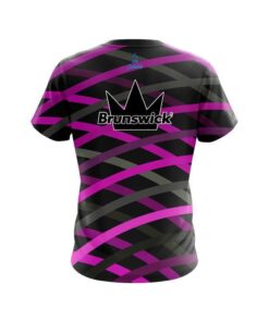 Alternative view of Brunswick Turmoil Pink CoolWick Bowling Jersey