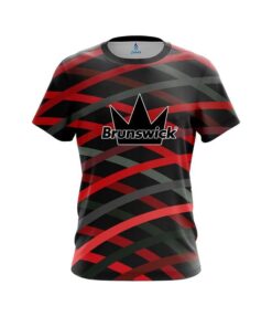 Brunswick Turmoil Red CoolWick Bowling Jersey