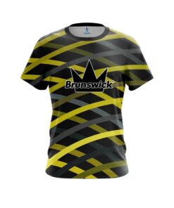 Brunswick Turmoil Yellow CoolWick Bowling Jersey