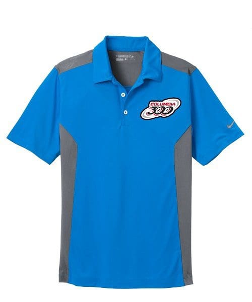 Columbia 300 Aero Blue Nike Coolwick Embroidery Dri-FIT Polo