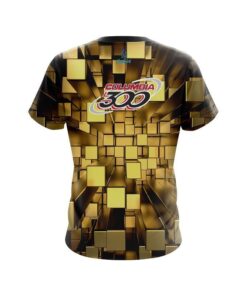 Alternative view of Columbia 300 Gold Block Burst CoolWick Bowling Jersey