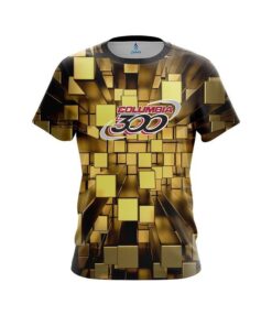 Columbia 300 Gold Block Burst CoolWick Bowling Jersey