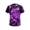 Columbia 300 Purple Block Burst CoolWick Bowling Jersey - Image 2