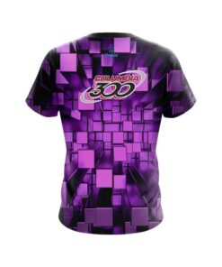 Alternative view of Columbia 300 Purple Block Burst CoolWick Bowling Jersey