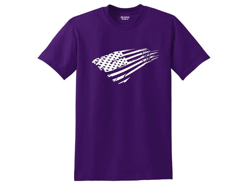Caitlyn Johnson Coolwick Freedom Purple T-Shirt