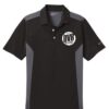 DV8 Black Grey Nike Coolwick Embroidery Dri-FIT Polo