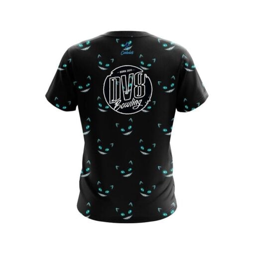 DV8 Cheshire Midnight Cat CoolWick Bowling Jersey - Image 2
